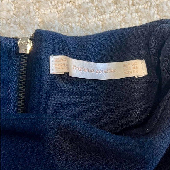 Zara Knit Half Zip Shirt Tail Top - Picture 5 of 6